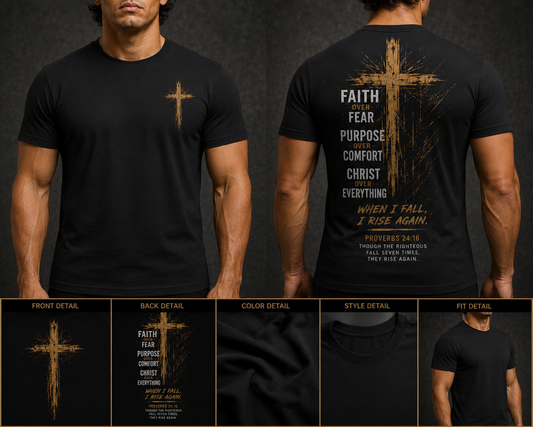 Faith over fear t shirt.
